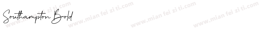 Southampton Bold字体转换